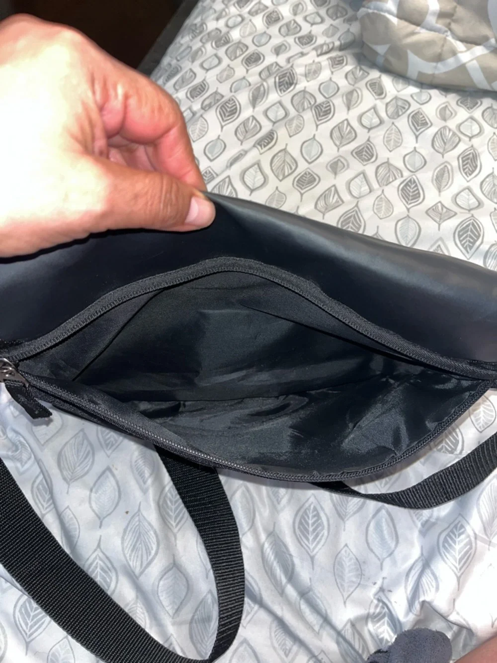 Nike Black Matte Crossbody Messenger Bag